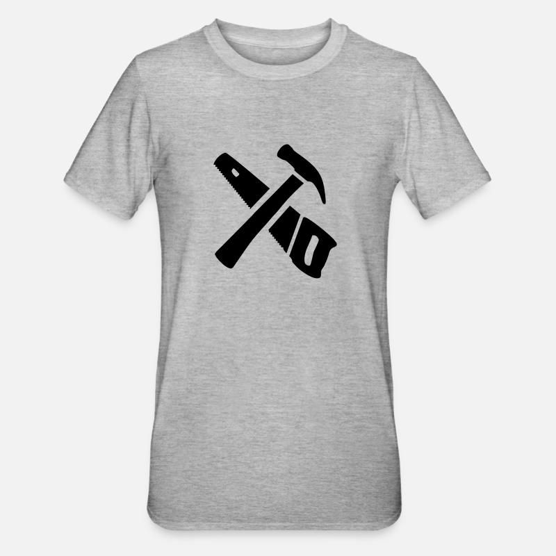 tools - Unisex Polycotton T-Shirt - heather grey
