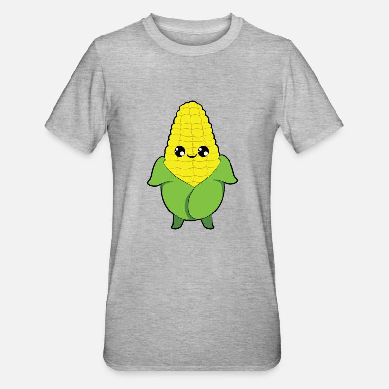 corncob - Unisex Polycotton T-Shirt - heather grey