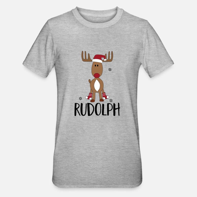 Noël - T-shirt polycoton Unisexe - gris chiné