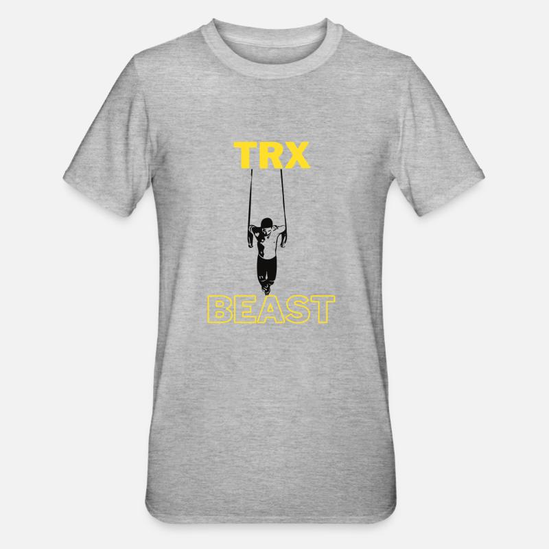 TRX Sport Gift Gift Idea Workout Training - Unisex Polycotton T-Shirt - heather grey