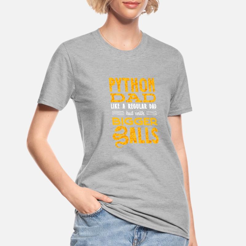 Banana Ball Python Herpetologist Python dad Unisex Polycotton T-Shirt