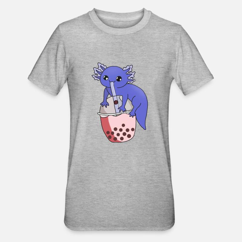 BubbleAxo - T-shirt polycoton Unisexe - gris chiné