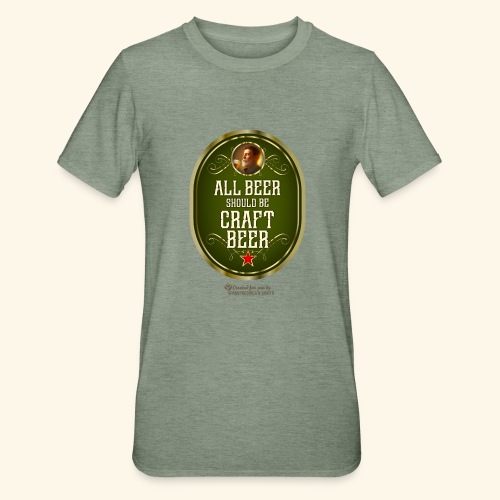 Craft Beer T-Shirt Design mit witzigem Spruch - Unisex Polycotton T-Shirt