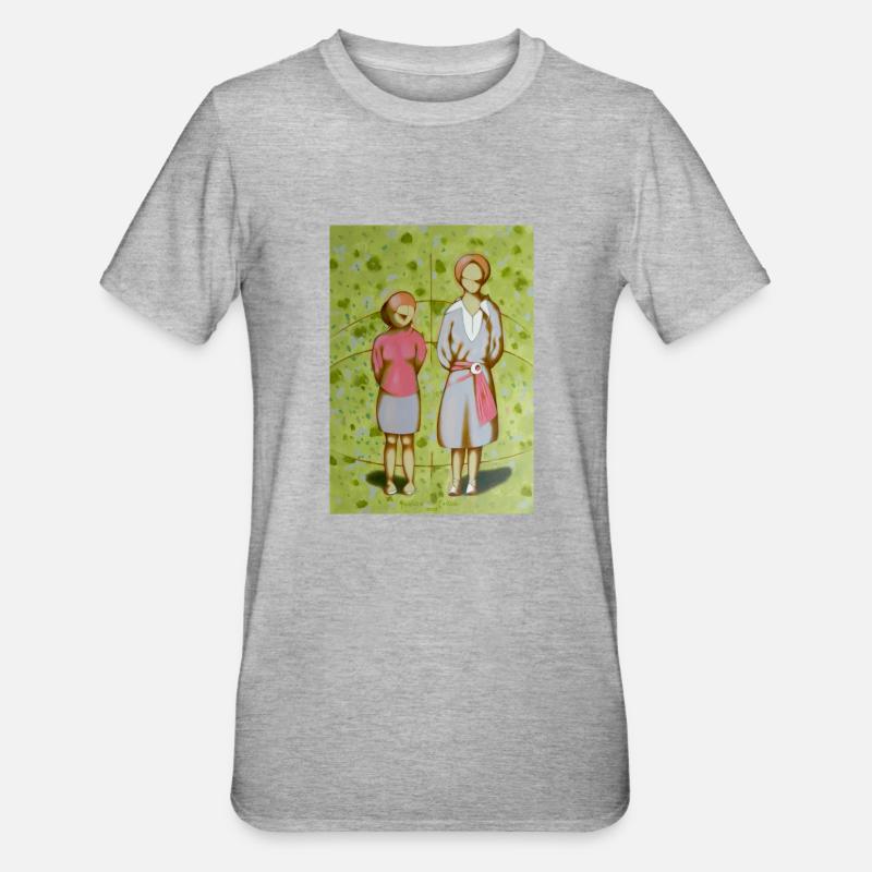 Sœurs - T-shirt polycoton Unisexe - gris chiné
