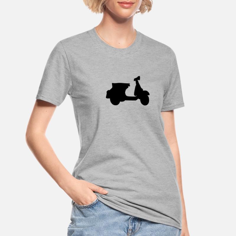 Motorroller Roller Blechroller Schaltroller Unisex Polycotton T-Shirt