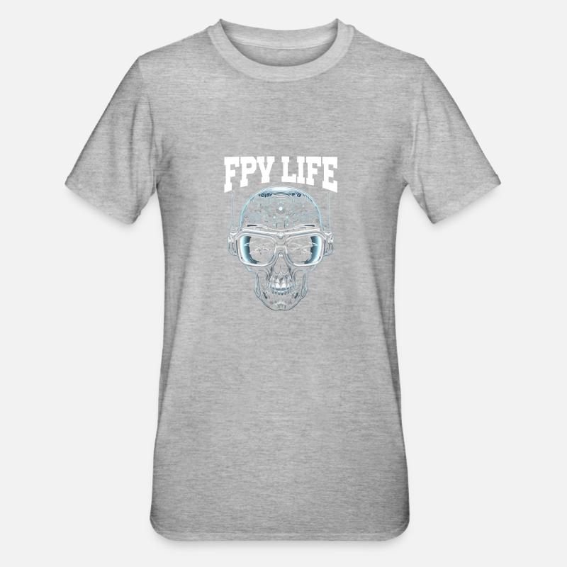 Pilote de drone FPV, télécommande - T-shirt polycoton Unisexe - undefined