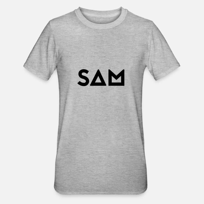 First name Samuel - Unisex Polycotton T-Shirt - heather grey