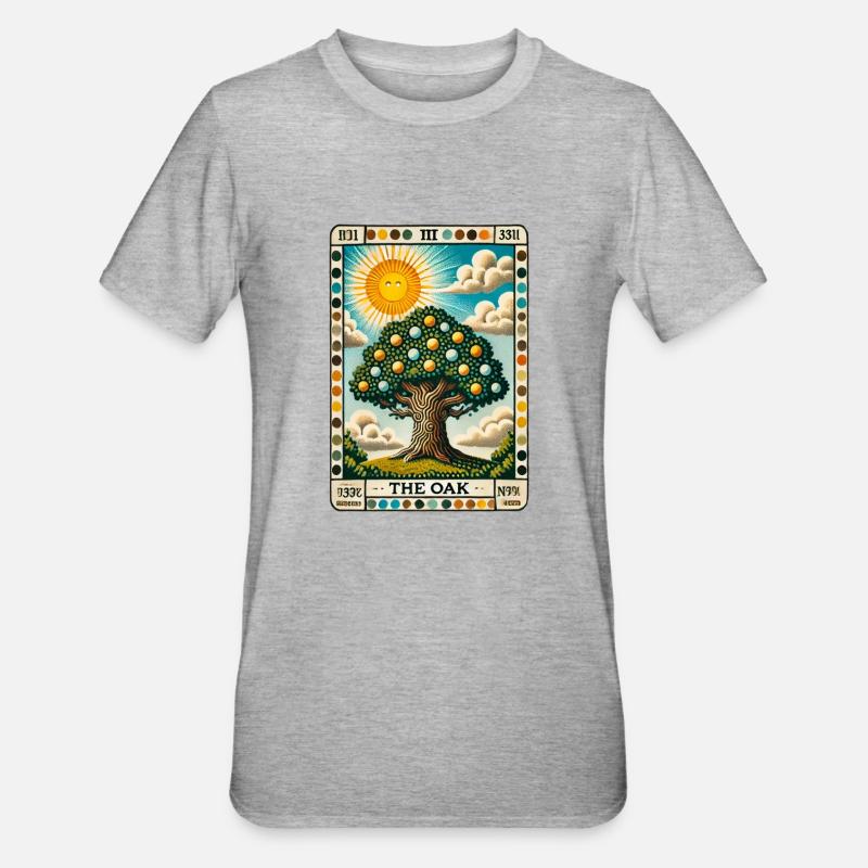 Die Eiche - Unisex Polycotton T-Shirt - Grau meliert