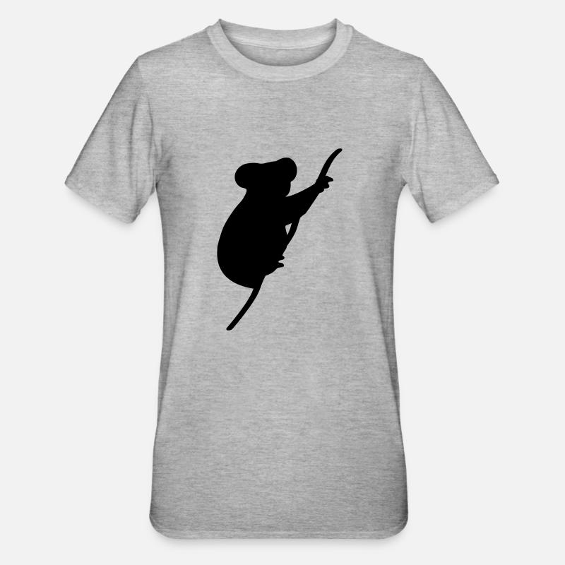 Coala - T-shirt polycoton Unisexe - gris chiné