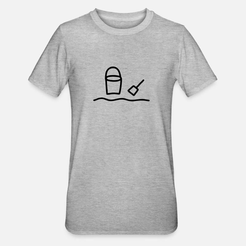 Eimer & Schüppe - Unisex Polycotton T-Shirt - Grau meliert