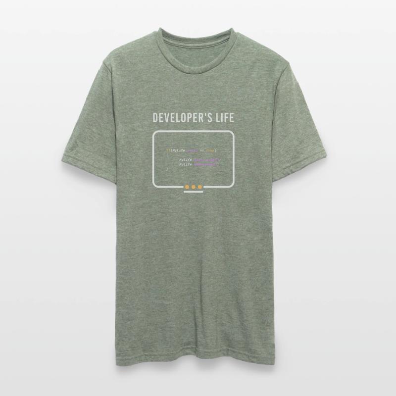 Nerd Entwickler Informatik Programmierer Developer Unisex Polycotton T-Shirt