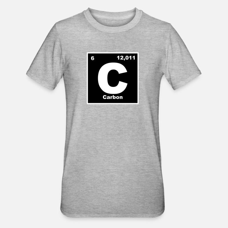 Élément carbone/carbone - T-shirt polycoton Unisexe - gris chiné