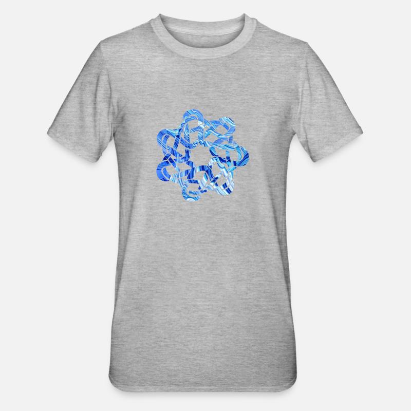 Celtic knot 9 e 80 - Unisex Polycotton T-Shirt - heather grey