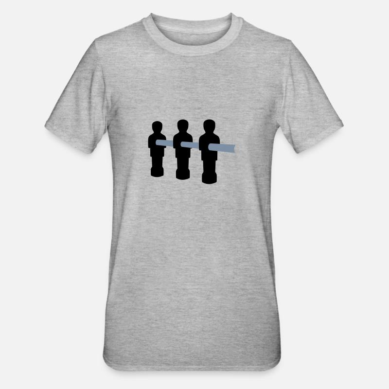Kicker - Unisex Polycotton T-Shirt - Grau meliert