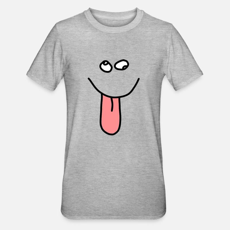 Frecher Bube - Unisex Polycotton T-Shirt - Grau meliert