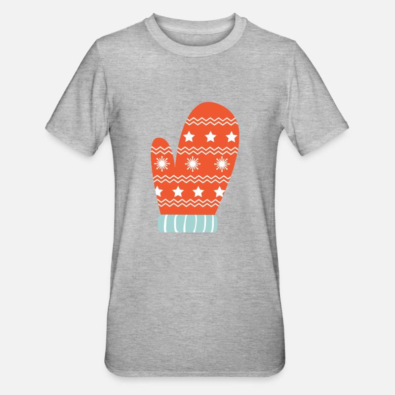Jolly Élément de Noël - T-shirt polycoton Unisexe - gris chiné