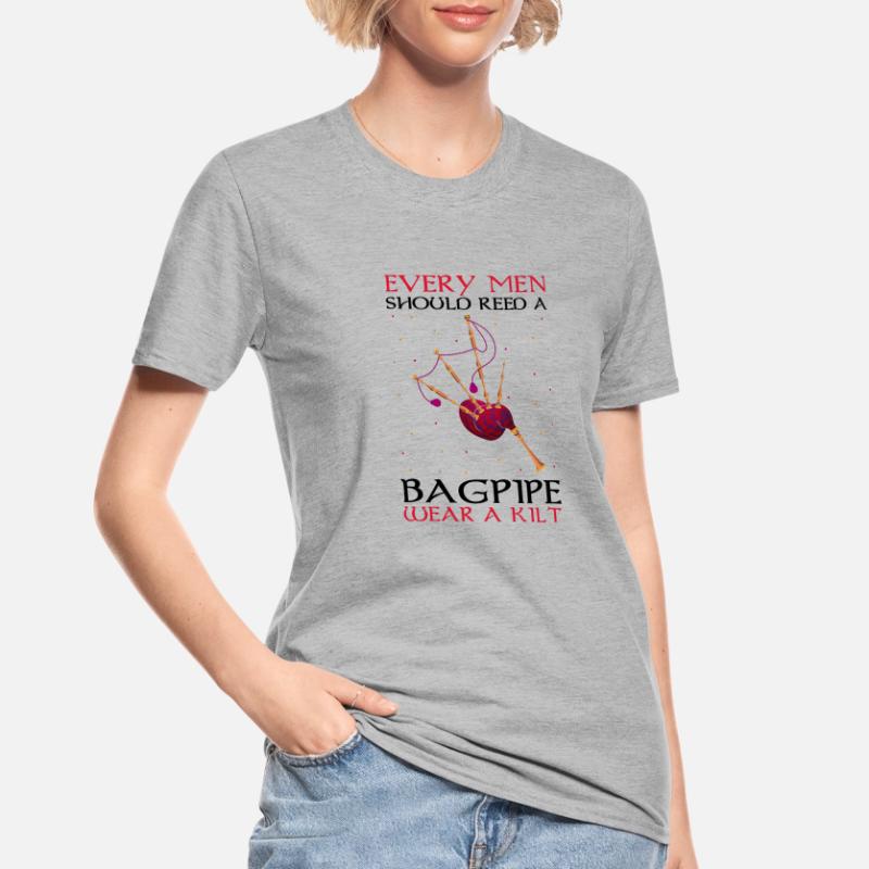 Conception de cornemuse pour Scotland Pride et cornemuse T-shirt polycoton Unisexe