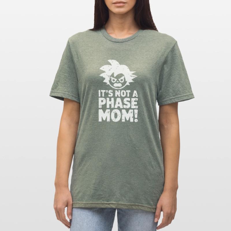 It's not a phase mom! Emo Goth Alternative Unisex Polycotton T-Shirt