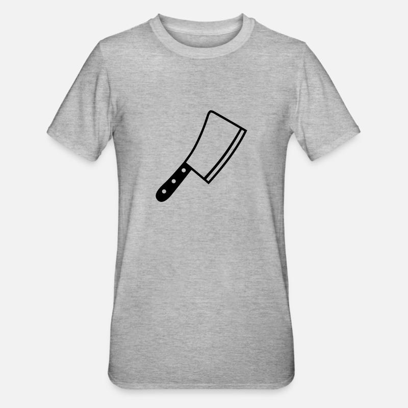 Couteau - T-shirt polycoton Unisexe - gris chiné