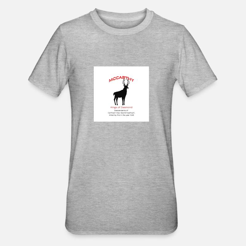 Maccarthydes - T-shirt polycoton Unisexe - gris chiné