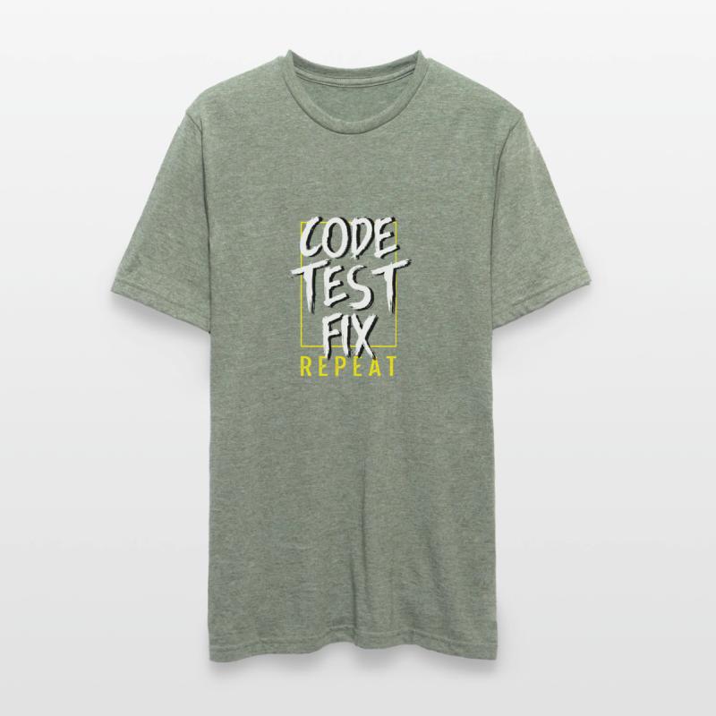 Code-Test-Fix. Computertechniker Gift Unisex Polycotton T-Shirt