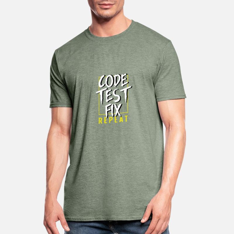Code-Test-Fix. Computertechniker Gift Unisex Polycotton T-Shirt