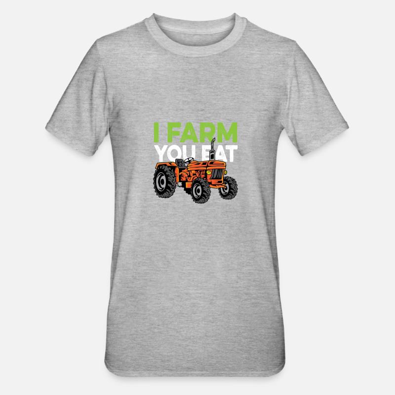 I enable you compatriot poison - Unisex Polycotton T-Shirt - heather grey