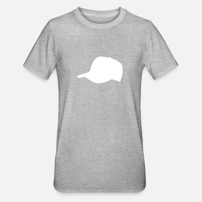 Basecap - T-shirt polycoton Unisexe - gris chiné