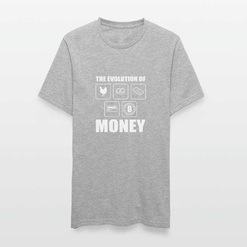 Évolution du bitcoin T-shirt polycoton Unisexe
