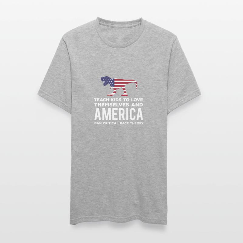 Lehren Sie Kinder, sich selbst zu lieben und Ameri Unisex Polycotton T-Shirt