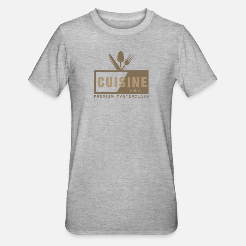 Cuisine Premium Masterclass - T-shirt polycoton Unisexe - gris chiné