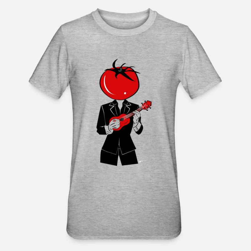 Tomato Man - T-shirt polycoton Unisexe - gris chiné