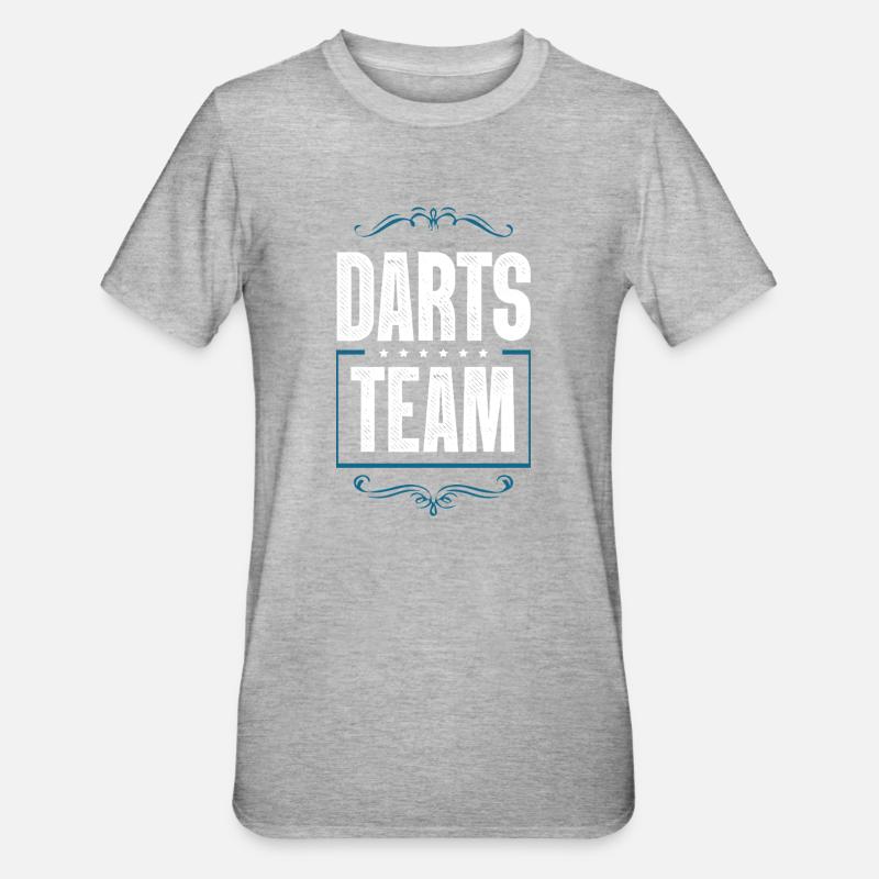 Équipe de fléchettes - T-shirt polycoton Unisexe - gris chiné