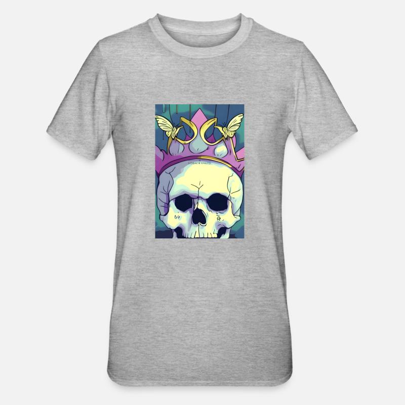 sidback unltd. - Verlorene Majestät - Unisex Polycotton T-Shirt - Grau meliert
