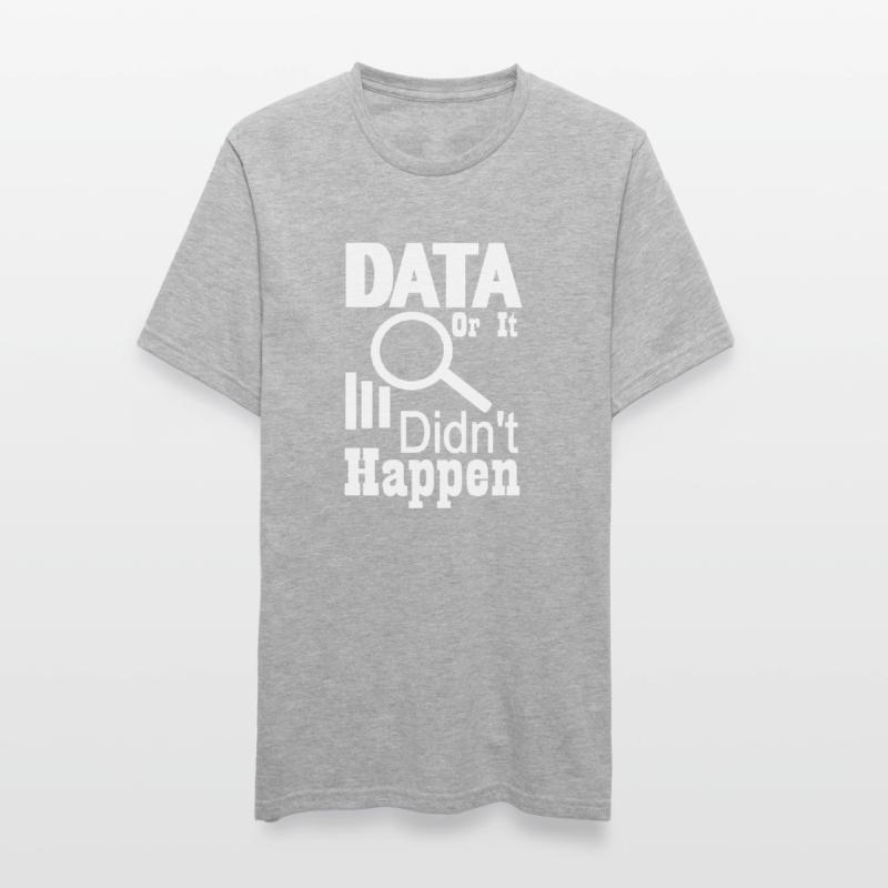 Daten oder es ist nicht passiert Unisex Polycotton T-Shirt