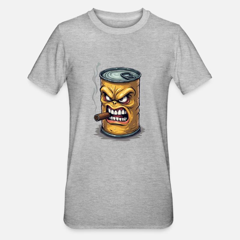 Tin - Unisex Polycotton T-Shirt - heather grey