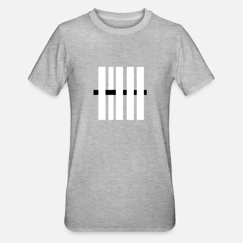 fence - Unisex Polycotton T-Shirt - heather grey