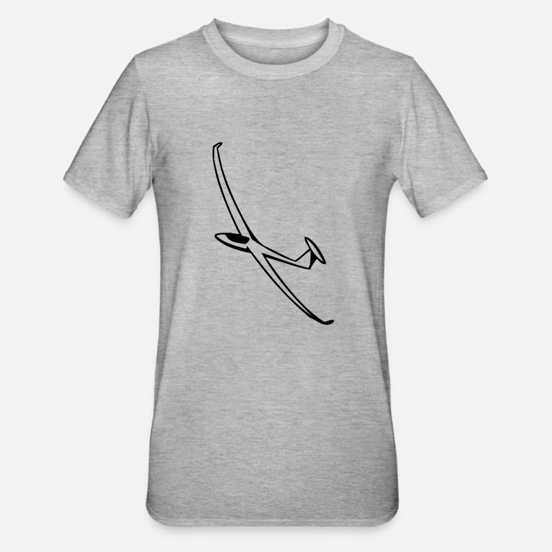 vol à voile - T-shirt polycoton Unisexe - gris chiné