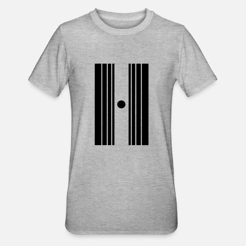 doppler effect - T-shirt polycoton Unisexe - gris chiné