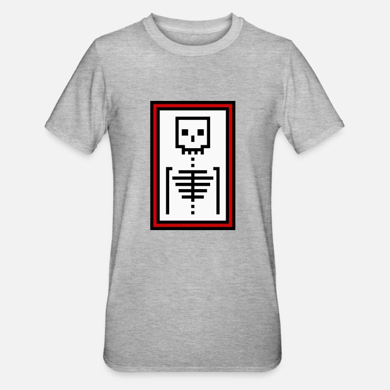 Os - T-shirt polycoton Unisexe - gris chiné