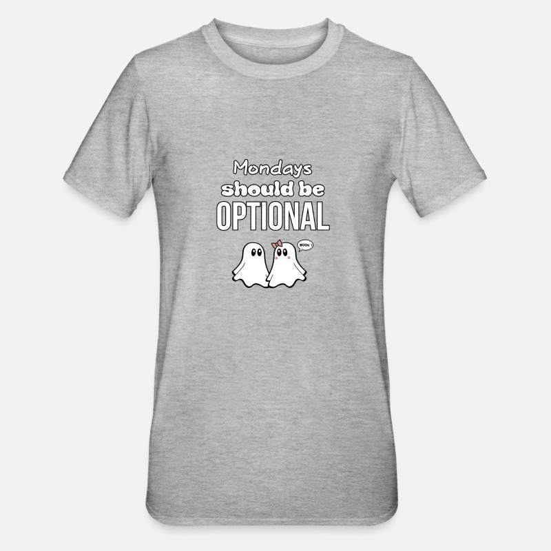 CITATIONS DE GHOST 05 - T-shirt polycoton Unisexe - gris chiné