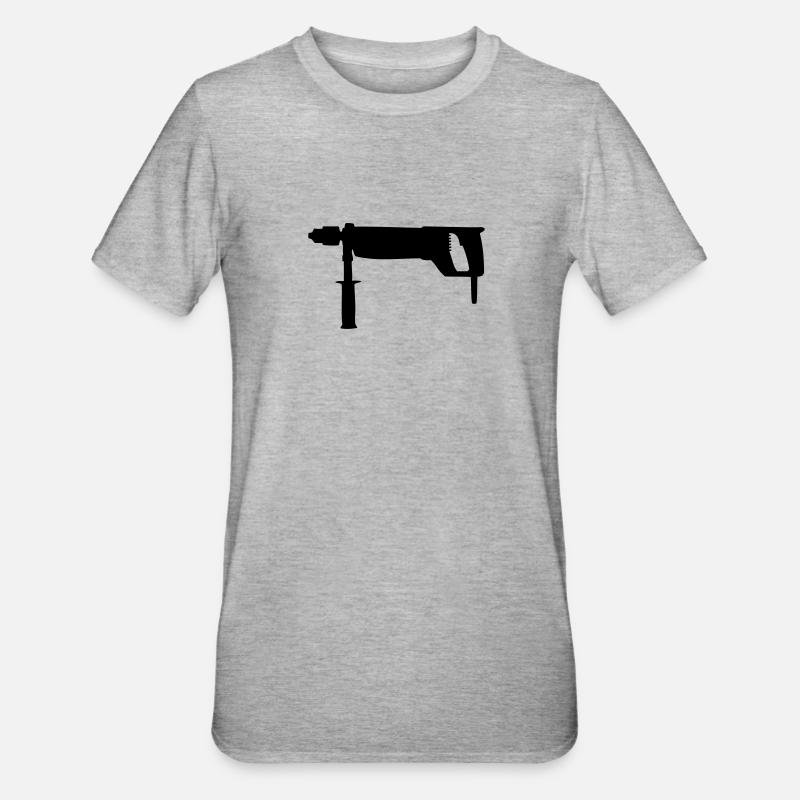 Drill - Unisex Polycotton T-Shirt - heather grey