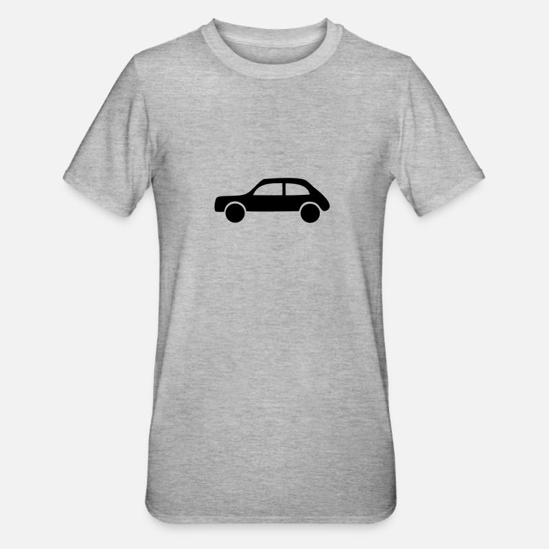 Auto - Unisex Polycotton T-Shirt - Grau meliert