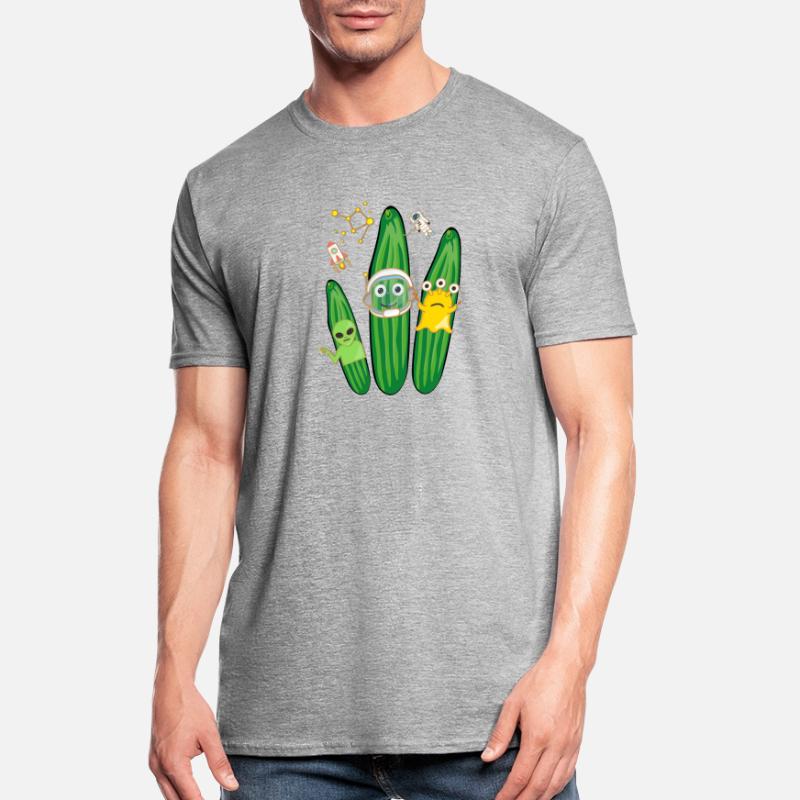 Trio de concombre,Concombre,Concombre,Concombre,Concombre,Concombre,Espace, Alien T-shirt polycoton Unisexe