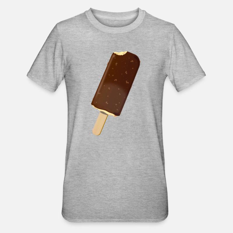 Eis - Unisex Polycotton T-Shirt - Grau meliert