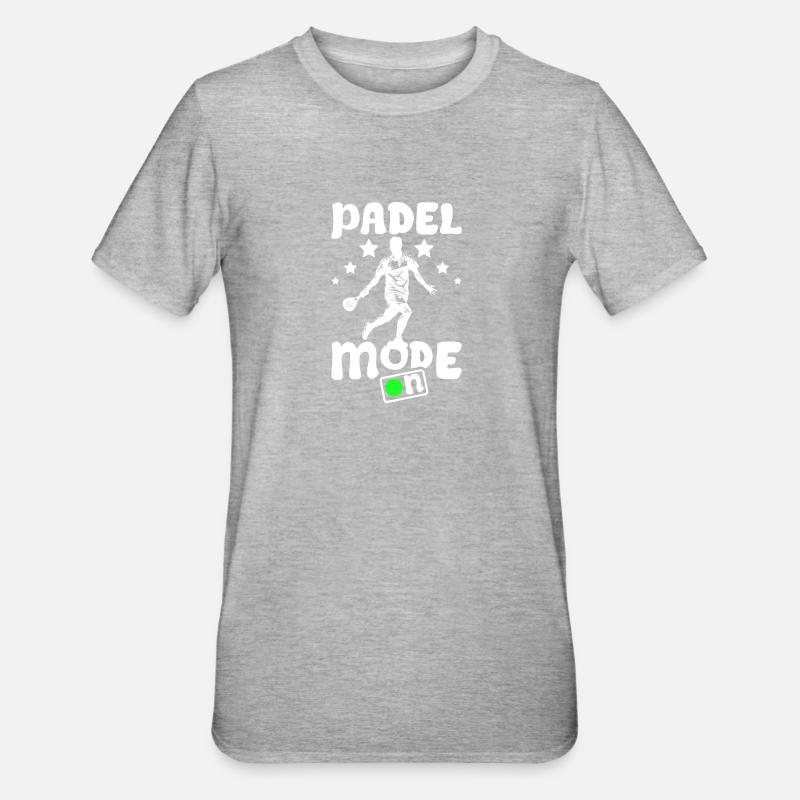 Mode padel activé - T-shirt polycoton Unisexe - gris chiné