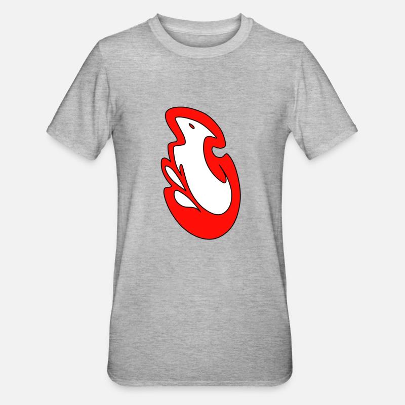 redfox - T-shirt polycoton Unisexe - gris chiné