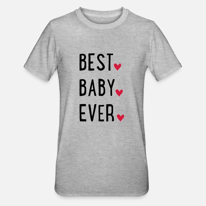 bébé - T-shirt polycoton Unisexe - gris chiné