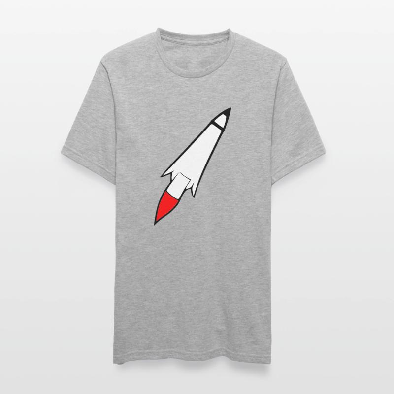 Spacecraft Rocket Space Space Flight Vector Unisex Polycotton T-Shirt