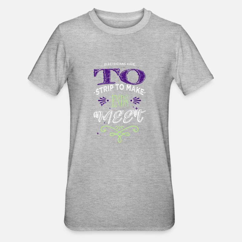 jokes engineer awesome electrical engineering - Unisex Polycotton T-Shirt - heather grey